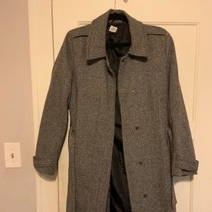 Tweed Trench Coat